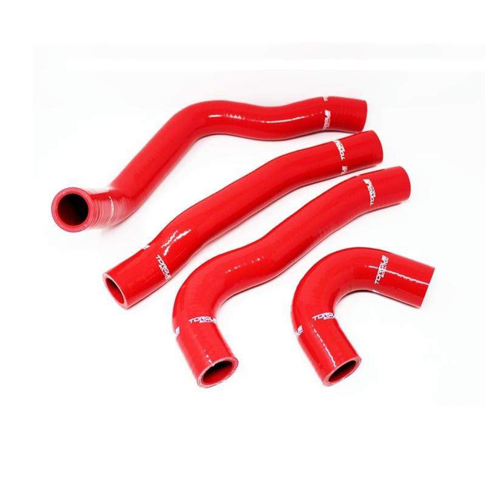 Torque Solution Silicone Radiator Hose Kit Red Mitsubishi Evolution X 2008-2015 | TS-EVX-434RD