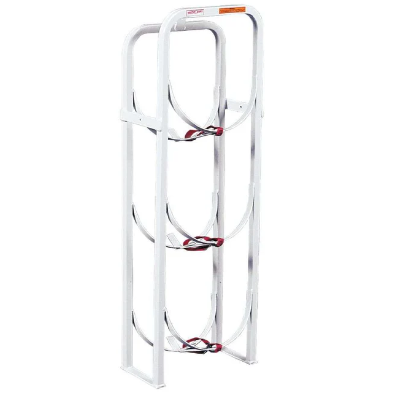 Weather Guard Refrigerant Tank Rack 3 X 50Lbs 45.5" 8" X 15.5" Model 9862-3-01