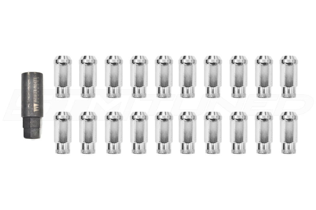 Wheel Mate Chrome 14x1.50 Monster Open End Lug Nut Set of 20 | 33006C