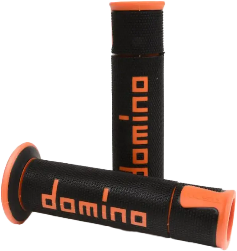 A450 Road Racing Grips Black/Orange Pair 58-2286