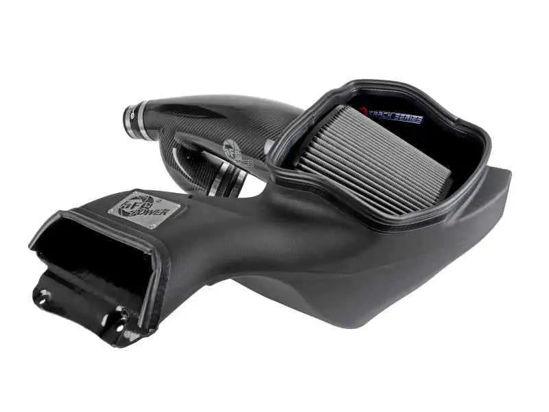 aFe 17-20 Ford F-150/Raptor Track Series Carbon Fiber Cold Air Intake System With Pro DRY S Filters 57-10010d