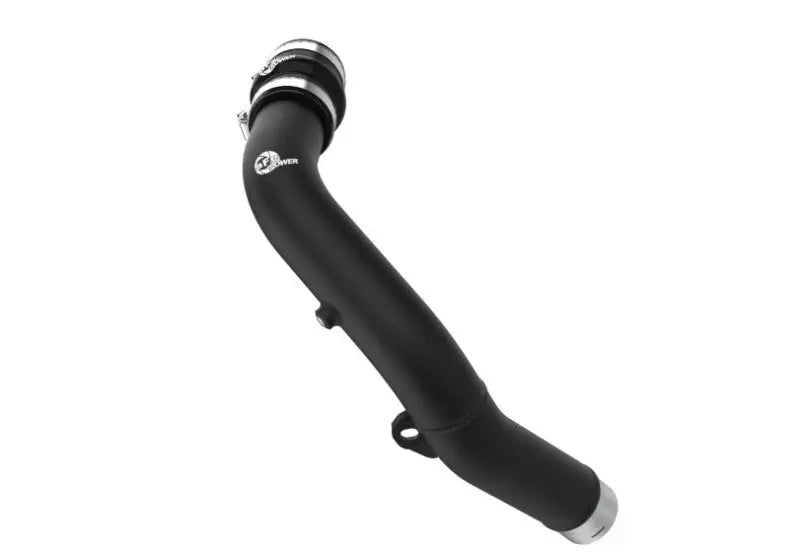 aFe BladeRunner 2-1/2 IN Aluminum Hot Charge Pipe Black 22-23 Subaru WRX H4-2.4L (t) afe46-20668-b