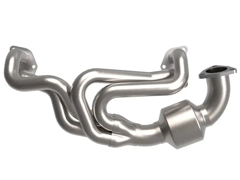 aFe Twisted Steel 304 Stainless Steel Header w/ Cat 13-19 Subaru Outback H4-2.4L afe48-36804-hc