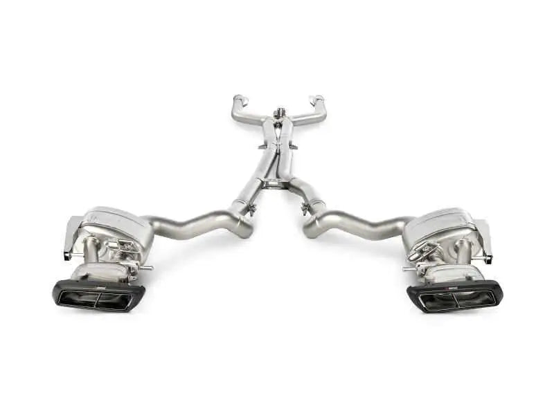 Akrapovic 15-17 AMG C63 Estate Evolution Line Cat Back (Titanium) w/ Carbon Tips (Req. Link Pipe) mtp-me-t-2h-1