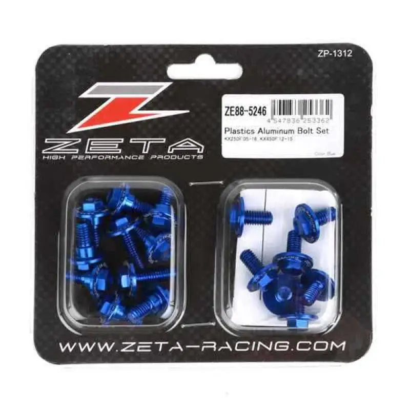 Aluminum Bolt Kit Blue wps-634-8354b