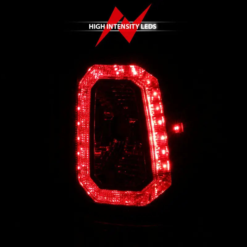 ANZO 1999-2002 Chevy Silverado 1500 LED Taillights Plank Style Chrome With Red/Clear Lens anz311326