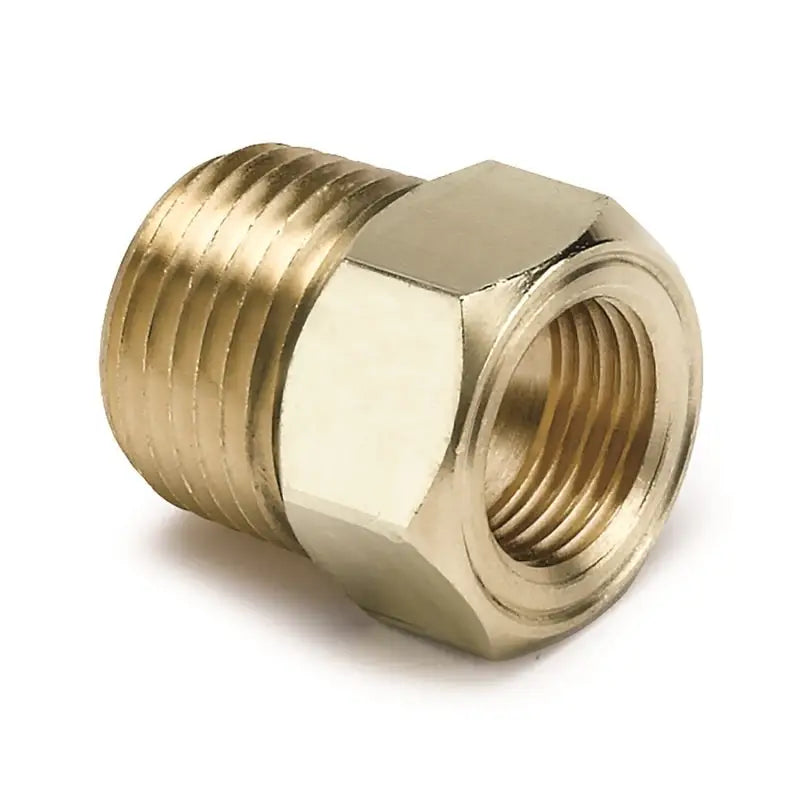 Autometer 1/2 inch NPT Male Brass for Mechanical Temp. Gauge Adapter - 2264 atm2264