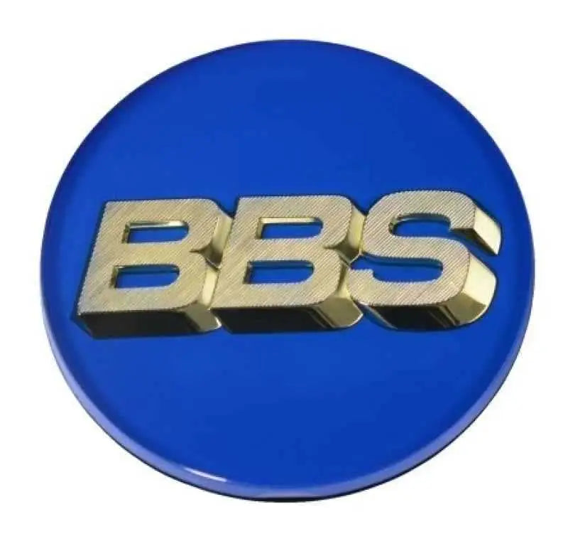 BBS Center Cap 70.6mm Blue/Gold (3-Tab) 56-24-206