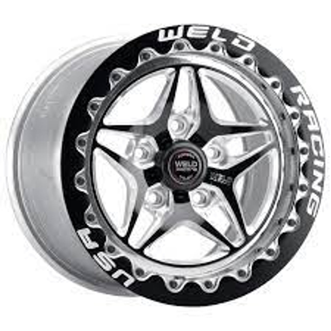 Weld S81 17x10 / 5x4.75 BP/ 7.2in. BS (43mm Offset) Black Wheel 3.18 ID (High Pad) - Single Beadlock - 81HB7100N72F wel81HB7100N72F