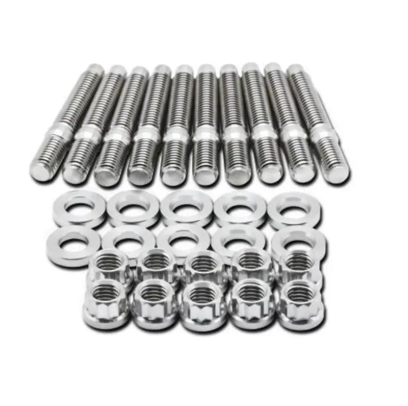 BLOX Racing SUS303 Stainless Steel Intake Manifold Stud Kit M8 x 1.25mm 55mm in Length - 8-piece blobxfl-00308-8