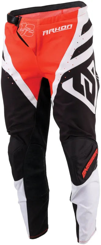 Answer 25 Arkon Nitrus Pants Red/Black/White Size - 38 688220