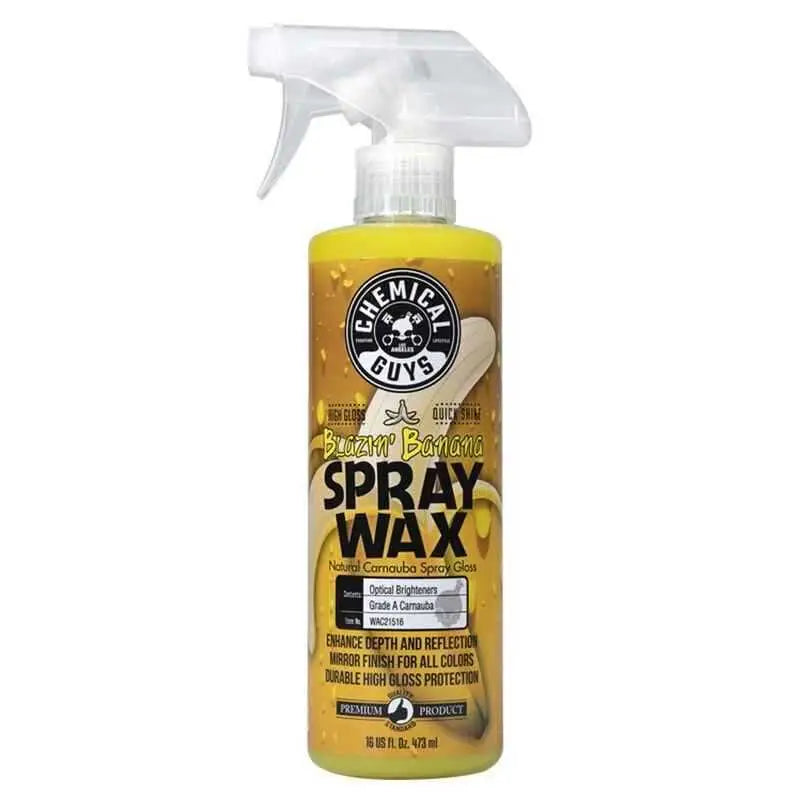 Chemical Guys Blazin Banana Carnauba Spray Wax - 16oz - Case of 6 wac21516