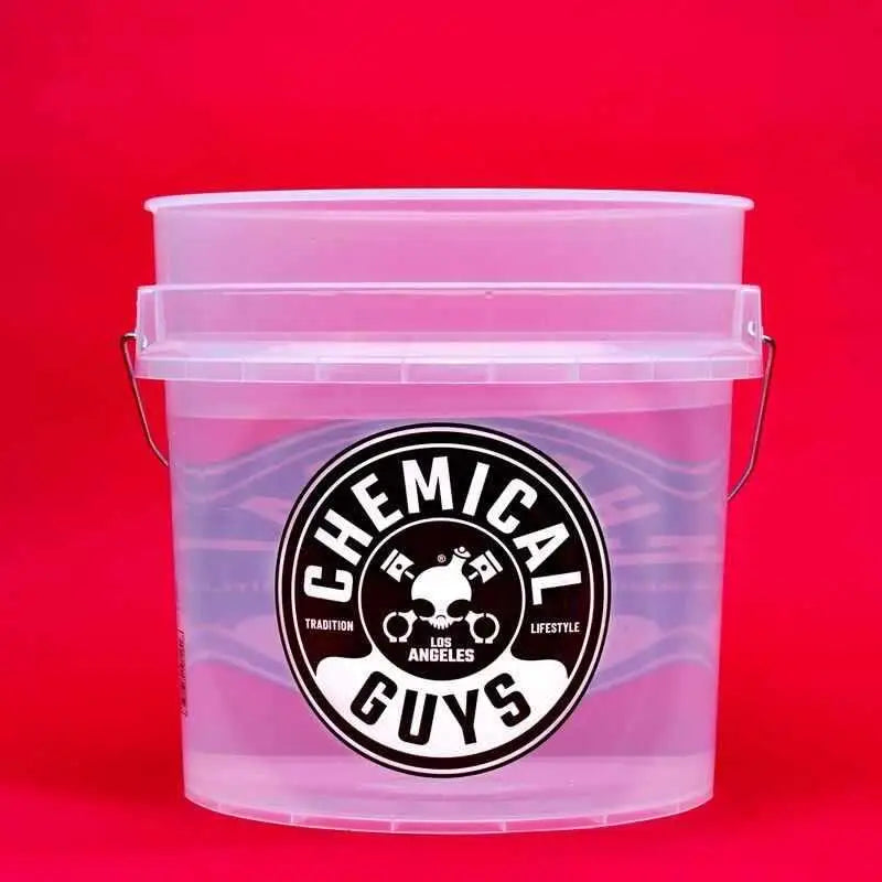 Chemical Guys Heavy Duty Ultra Clear Detailing Bucket - Case of 12 acc106