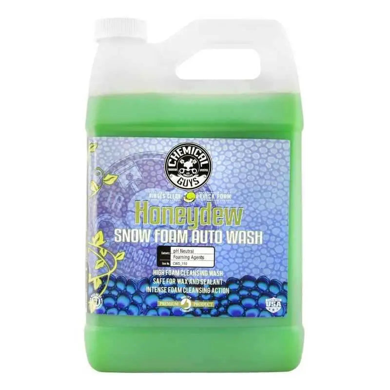 Chemical Guys Honeydew Snow Foam Auto Wash Cleansing Shampoo - 1 Gallon - Case of 4 cws-110-45207310467373