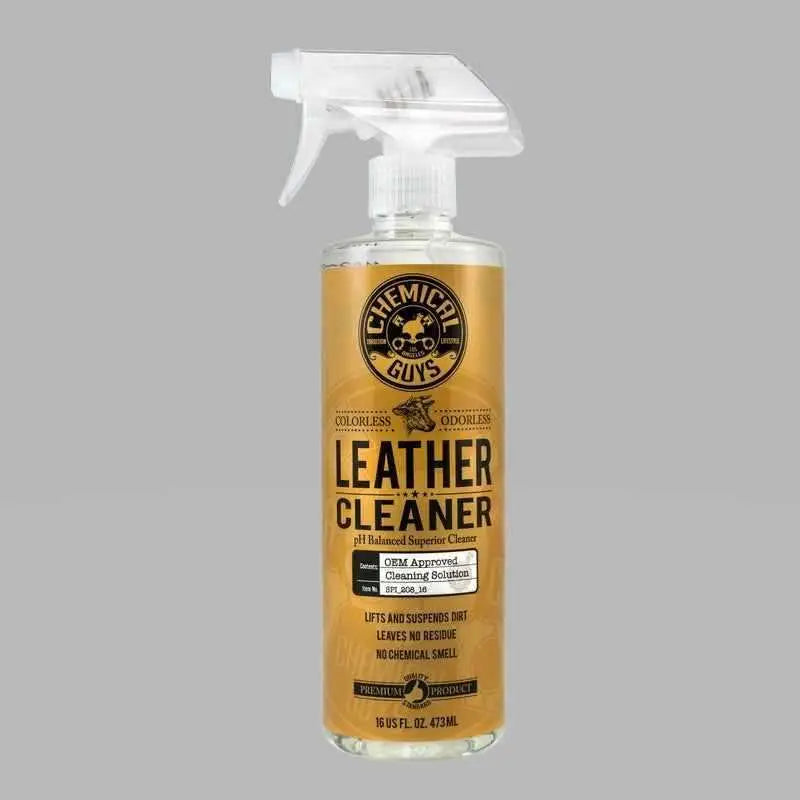 Chemical Guys Leather Cleaner Colorless & Odorless Super Cleaner - 16oz - Case of 6 spi-208-16