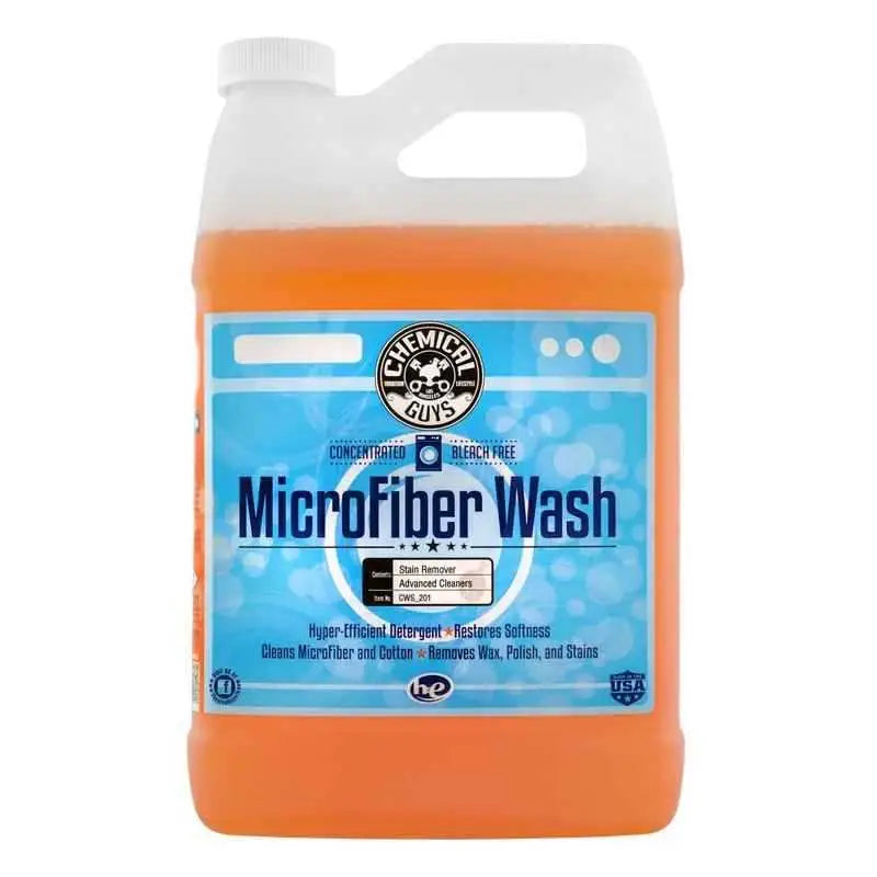 Chemical Guys Microfiber Wash Cleaning Detergent Concentrate - 1 Gallon - Case of 4 cws-201-45207310500141