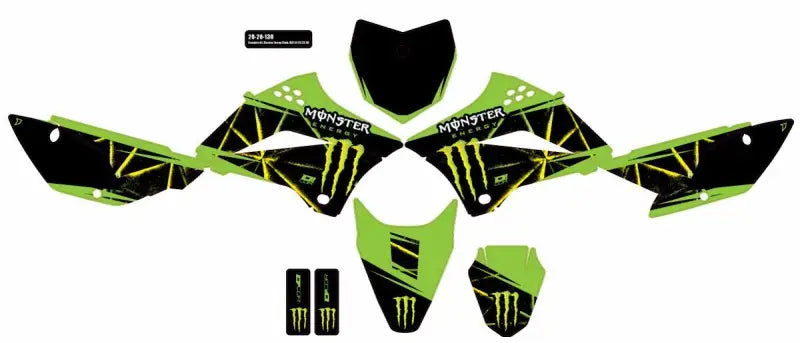 Cmplt Kit Monster Energy Slash Black Bg wps-862-2020130