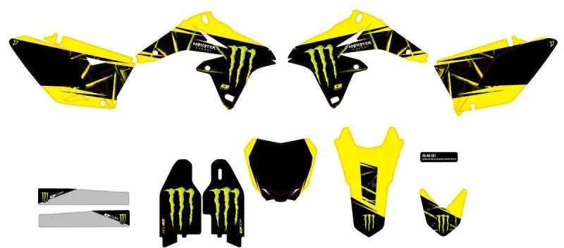 Cmplt Kit Monster Energy Slash White Bg wps-862-2040131