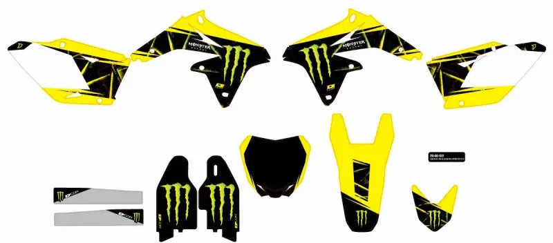 Cmplt Kit Monster Energy Slash White Bg wps-862-2040132