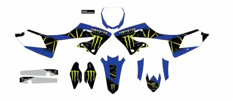 Cmplt Kit Monster Energy Slash White Bg wps-862-2050132