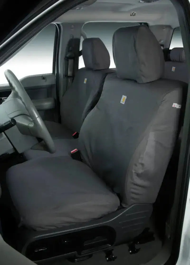 Covercraft 11-24 Dodge Ram Carhartt SeatSaver Custom Second Row Seat Covers - Gravel cvrssc7432cagy
