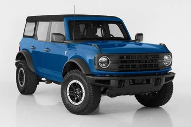 Ford Bronco Front Daytime Running Light Cover Kit, 4 Piece, Carbon Fiber Look by GT Styling