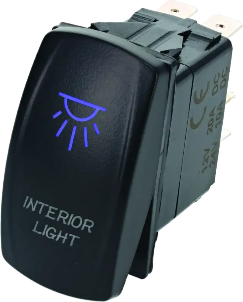 DragonFire Racing Lighted Switch On/Off Blue 687749