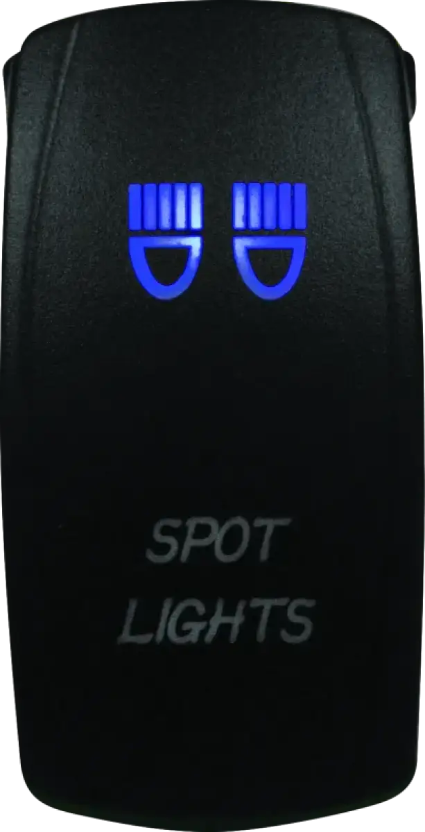 DragonFire Racing Lighted Switch Spot Light On/Off Blue 687751
