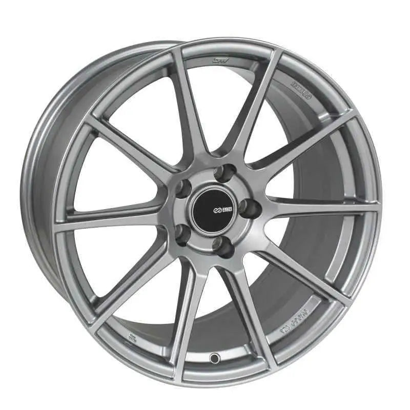 Enkei TS10 17x8 4x100 40mm Offset 72.6mm Bore Grey Wheel 499-780-4940gr