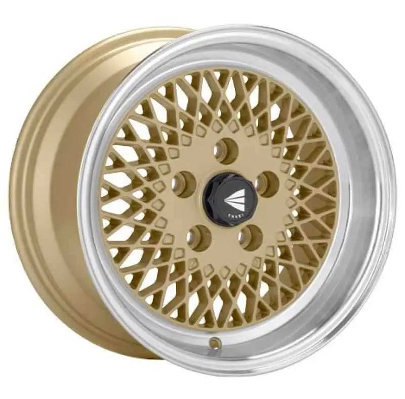 Enkei92 Classic Line 15x7 38mm Offset 4x100 Bolt Pattern Gold Wheel 465-570-4938gg