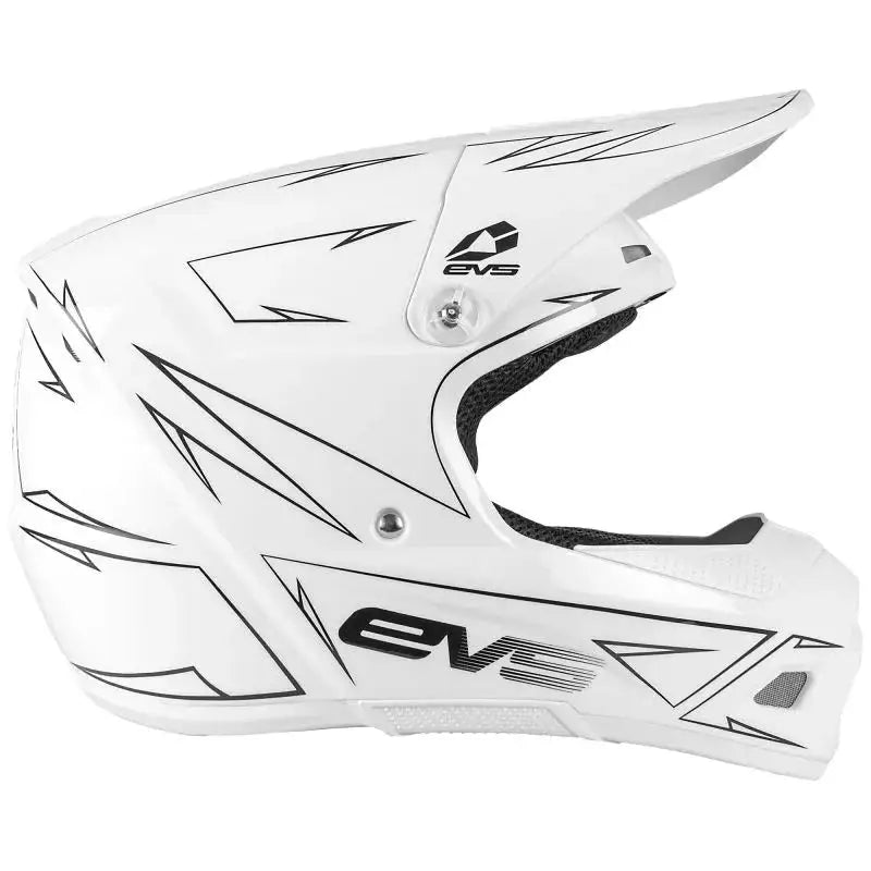 EVS T3 Pinner Helmet White Youth - Large 623085