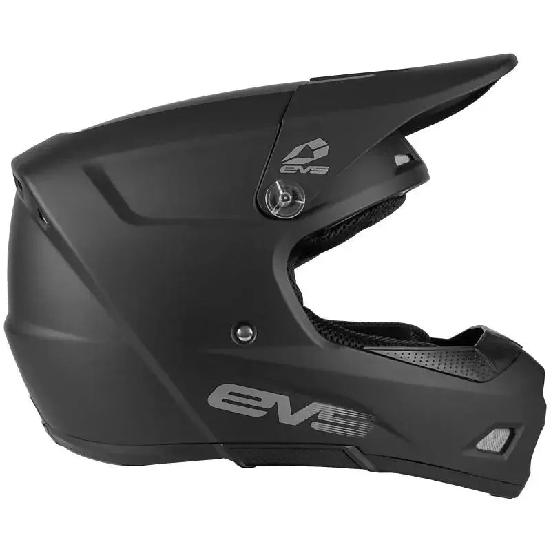 EVS T3 Solid Helmet Matte Black Youth - Large 623088