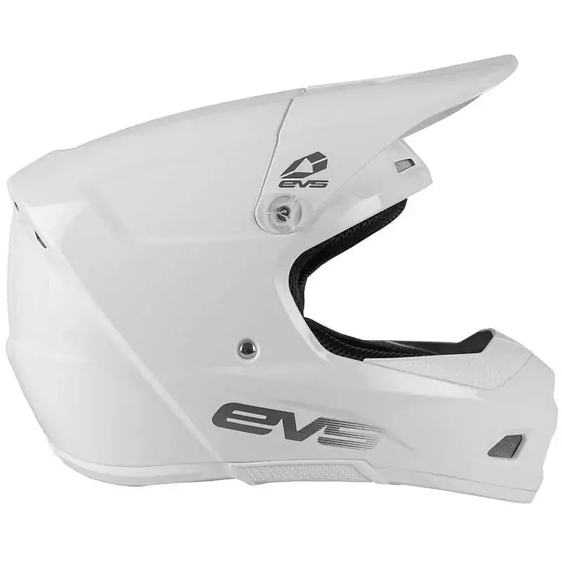 EVS T3 Solid Helmet White Youth - Medium 623094