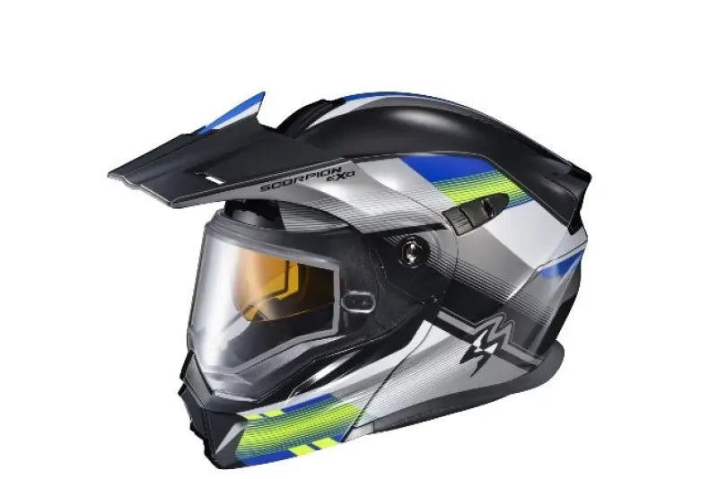 Exo At950 Cold Weather Helmet Zec Blue/Hi Viz Sm (Dual Pane) 75-2319s