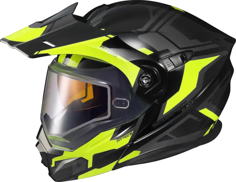 Exo At950 Helmet Ellwood Gloss Black/Hi Vis 2x (Dual) wps-75-15342x