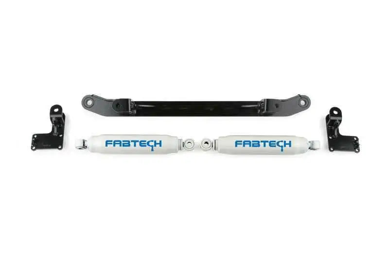 Fabtech 07-14 GM C/K1500 2WD/4WD Dual Steering Stabilizer System w/Perf. Shocks fts21044bk