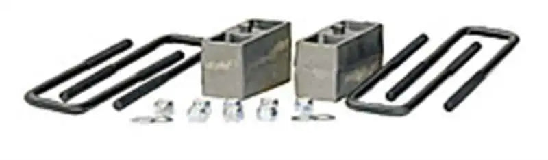 Fabtech 11-19 GM C/K2500HD 2WD/4WD 1in Rear Leaf Spring Block & U-Bolt Kit fts21110