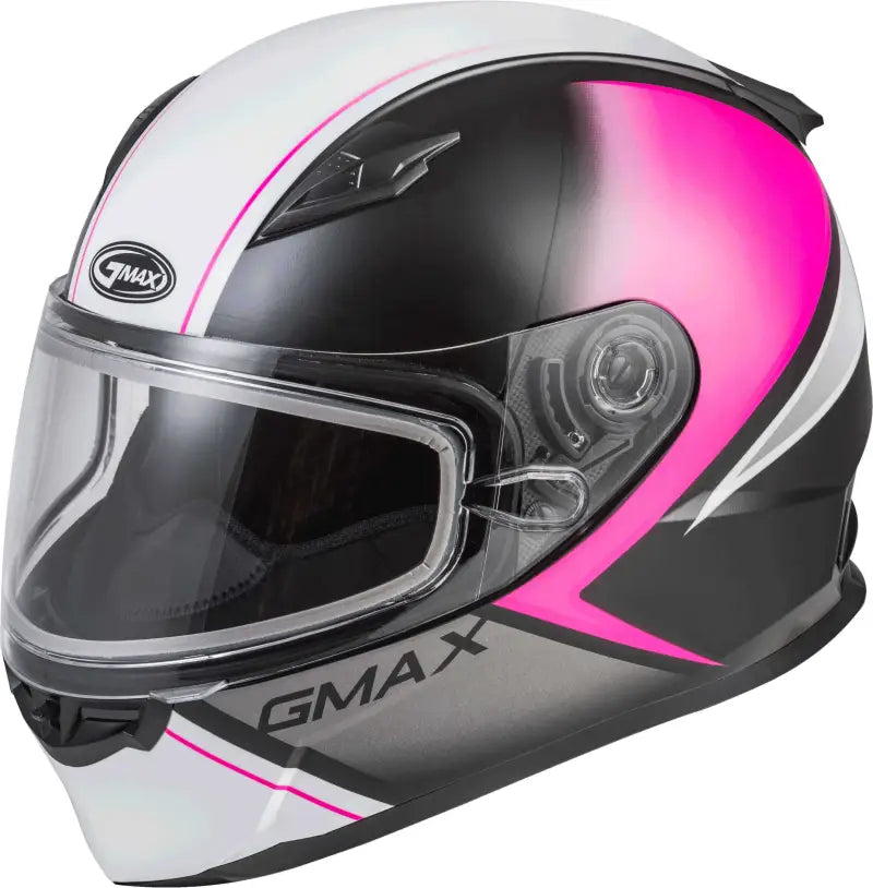Ff 49s Full Face Hail Snow Matte Black/Pink/White Sm wps-72-6337s