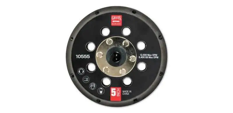 Griots Garage 5in Vented Orbital Backing Plate (G9) - Case of 12 10555