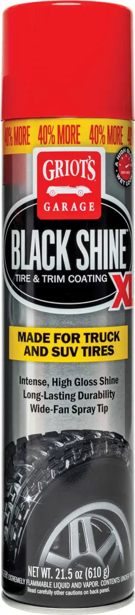 Griots Garage Black Shine Tire and Trim Coating XL - 21.5oz - Case of 6 10850