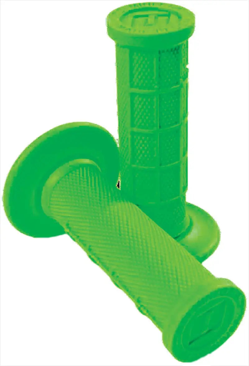H01MMN Mini Mx Half Waffle Grips Green wps-206-1068