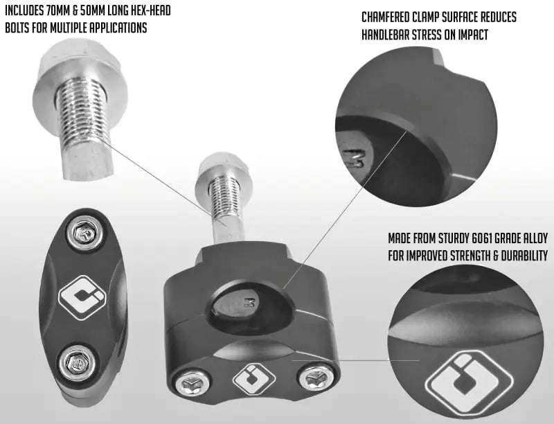 H71BMB 1 1/8" Odi Oversized Bar Mount wps-206-2005