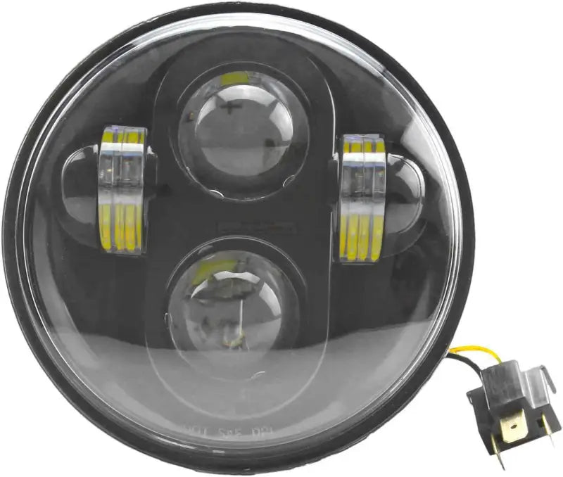 Headlight 5.75" Black wps-227-0004b