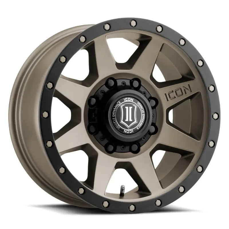 ICON Rebound HD 18x9 8x170 6mm Offset 5.25in BS 125mm Bore Bronze Wheel - 1818908152BR ico1818908152br