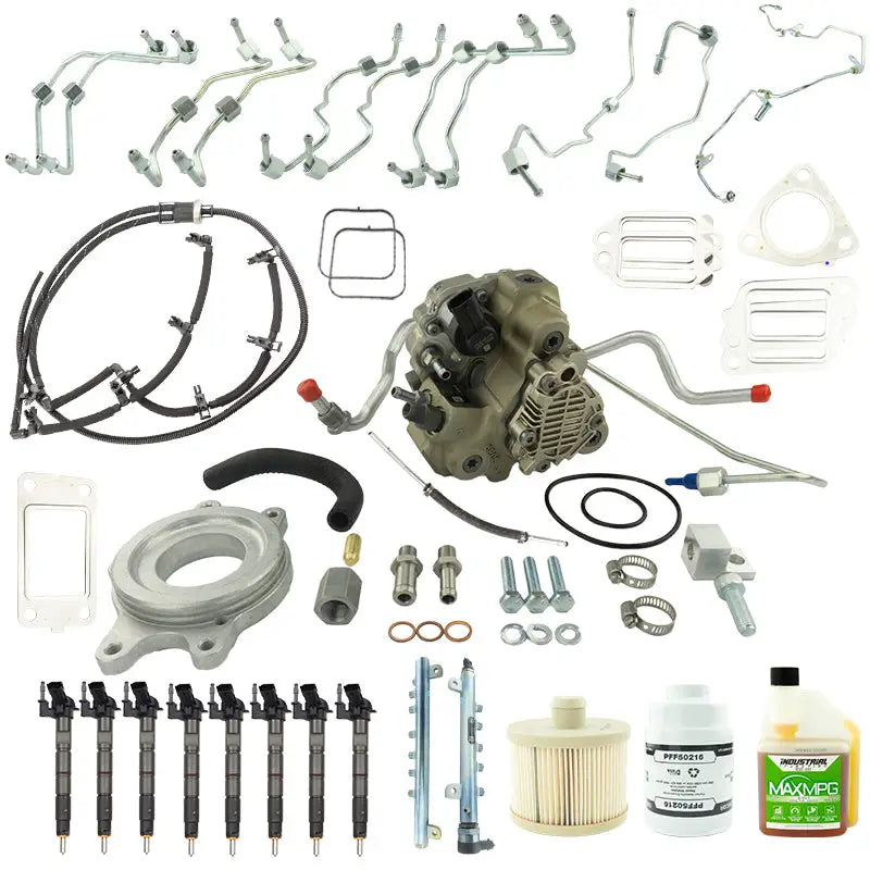 Industrial Injection 11-16 Duramax 6.6L LML Bosch Disaster Kit w/Emissions Intact Conversion Kit - 4G6106 ind4g6106