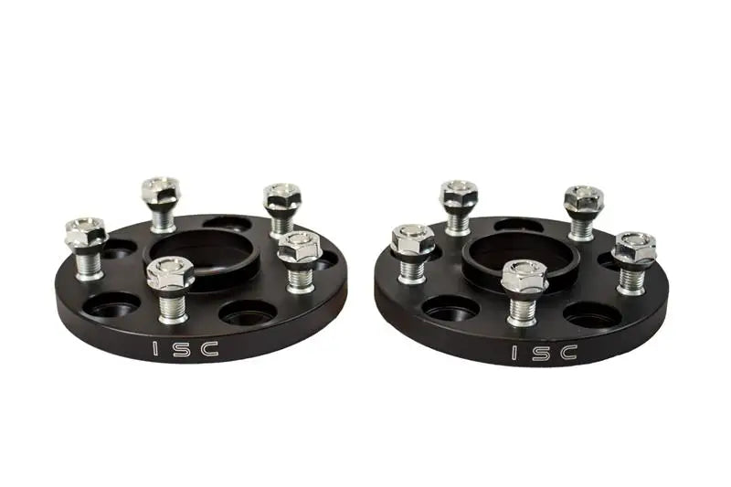 ISC Suspension Lexus/Toyota 5x114.3 Hub Centric (60 Hub Bore) Wheel Spacers 15mm Black (Pair) - WSLX15B iscwslx15b