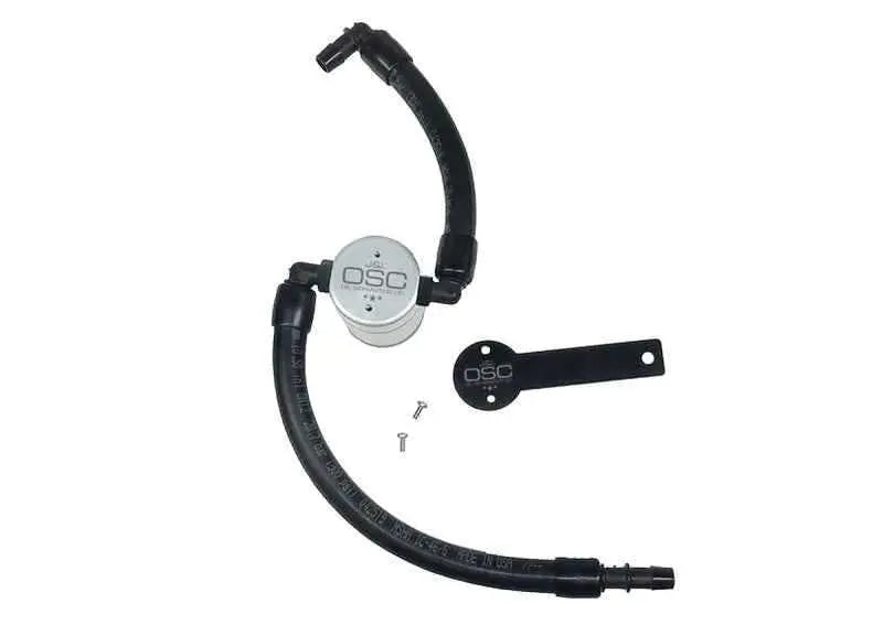 J&L 2019 Dodge Ram 1500 5.7L Oil Separator 3.0 Passenger Side - Clear Anodized 3067p-c