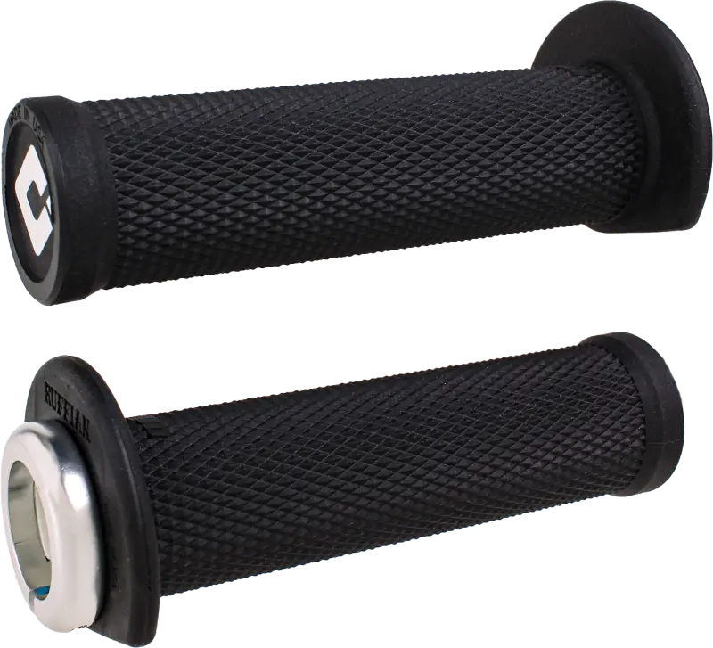 J33RFB-S Atv/Pwc Ruffian Lockon Grip 125mm Black/Silver wps-206-2236