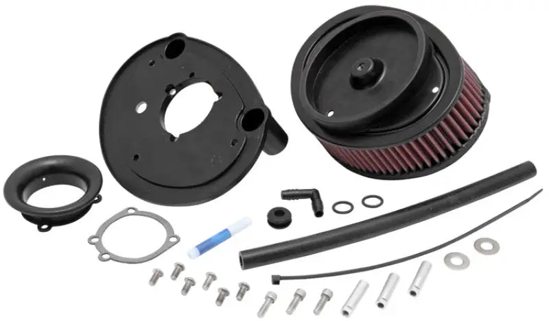 K&N Oval Red 9in Intake System for Harley Davidson knnrk-3910-1