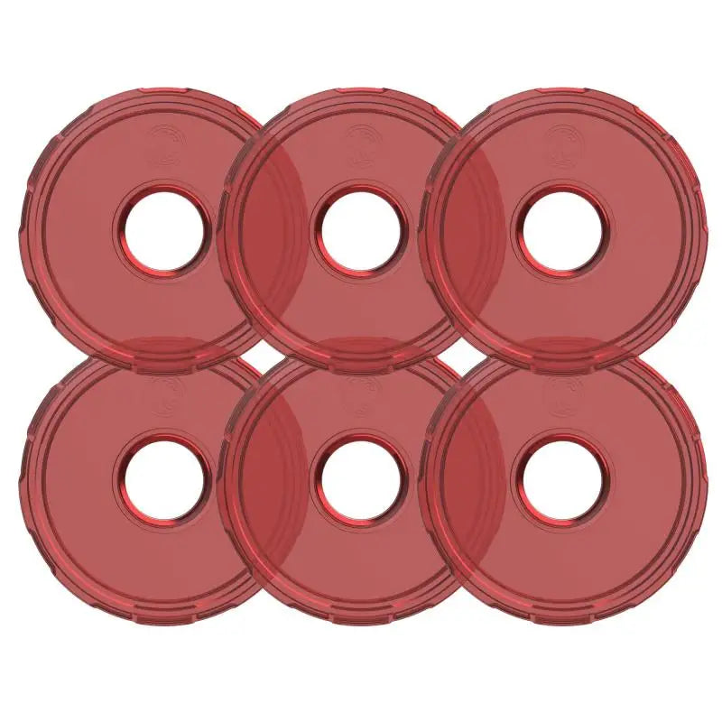 KC HiLiTES Cyclone V2 LED - Replacement Lens - Red - 6-PK - 4413 kcl4413